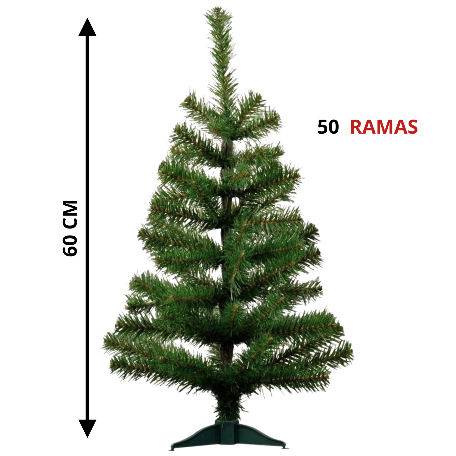 ARBOL NAVIDAD 60CM